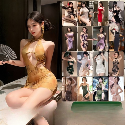 Sexy lace cheongsam fishnet - sexy,