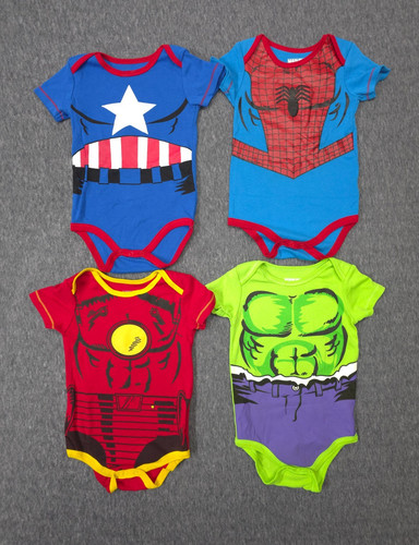 Marvel baby 18m bodysuit lot - bodysuit, 4