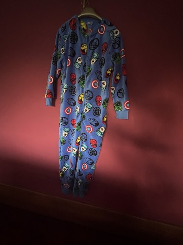 Marvel blue fleece - fleece, zip